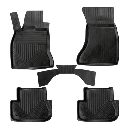 4D Premium Gummi Auto Fussmatten Set Passend für Audi A6 (C7) Baujahr 2010-2018