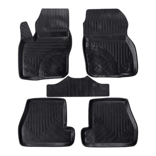 4D Premium Gummi Auto Fussmatten Set Passend für Ford Focus (3.Gen) Baujahr 2010-2018