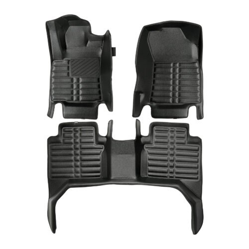 5D Premium Auto Fussmatten TPE Set passend für Toyota Hilux (8.Gen) Baujahr ab 2015