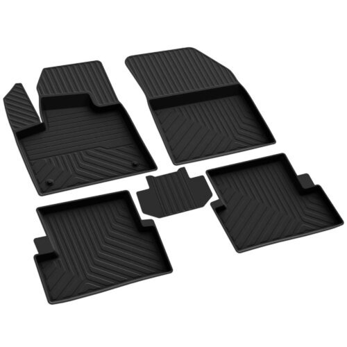 3D Premium Gummi Auto Fussmatten Set Passend für Volkswagen Polo (4.Gen) Baujahr 1999-2005
