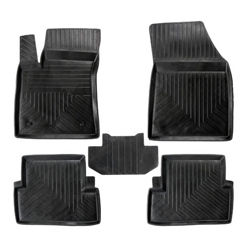 4D Premium Gummi Auto Fussmatten Set Passend für Hyundai Kona Baujahr ab 2018