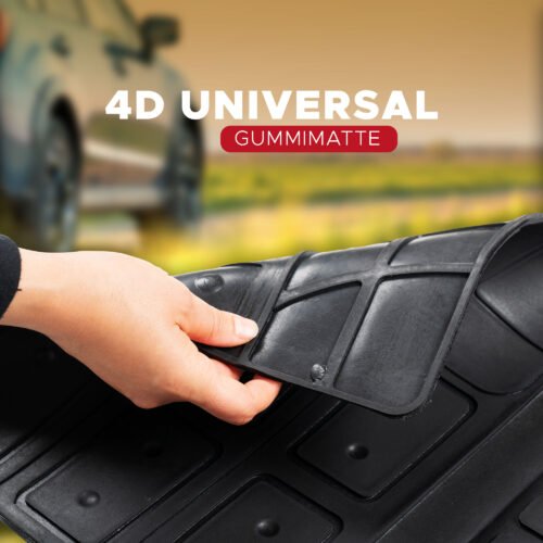 4D Universal Auto Gummi Fussmatten Set