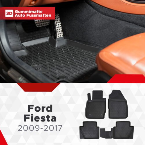 3D Fussmatten passend für Ford Fiesta VI 2009-2017