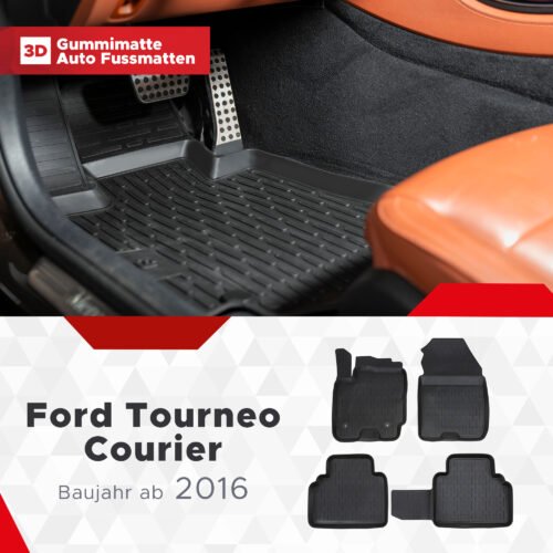 3D Fußmatten passend für Ford Tourneo Courier 2014-2023