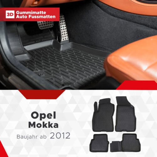 3D Fußmatten passend für Opel Mokka 2012-2020