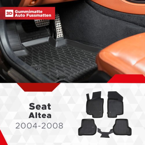 3D Fußmatten passend für Seat Altea 2004-2008