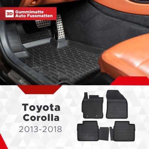 3D Fussmatten passend für Toyota Corolla 2013-2018