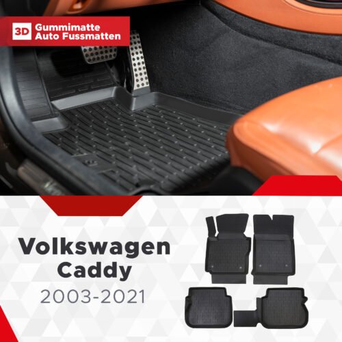 3D Fussmatten passend für Volkswagen Caddy 2010-2015