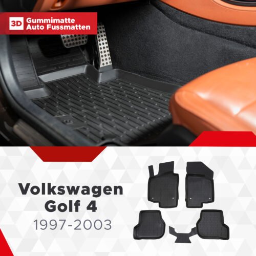 3D Fußmatten passend für Volkswagen Golf 4 1997-2003