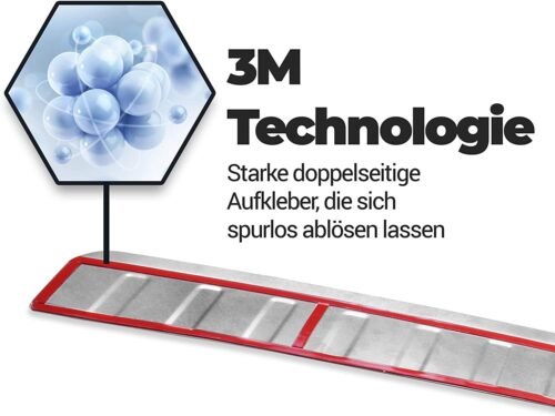 ABS Kunststoff Ladekantenschutz mit Abkantung Passend für Audi A3 Sportback Baujahr ab 2015