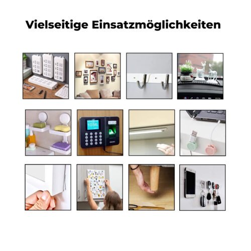 VHB Doppelseitiges Transparentband unsichtbares Klebeband Für Innen- & Außenbereich 15mm x 5m