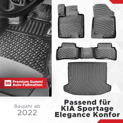 KIA Sportage Elegance Konfor/Cool Paket ab 2022 (Benzin/Diesel Mild Hybrid) (Passt Nicht In HYBRID MODEL HEV!!)